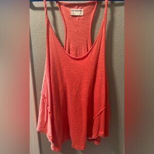 Free People Coral Tank Top